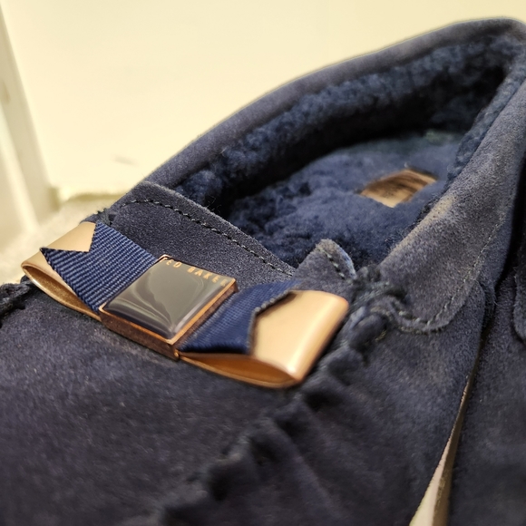 Navy Ted Baker Slippers - Picture 2 of 9